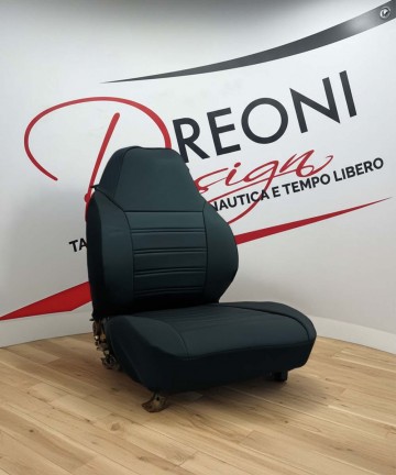 Coppia di Coprisedili per Suzuki Vitara - Ecopelle nera