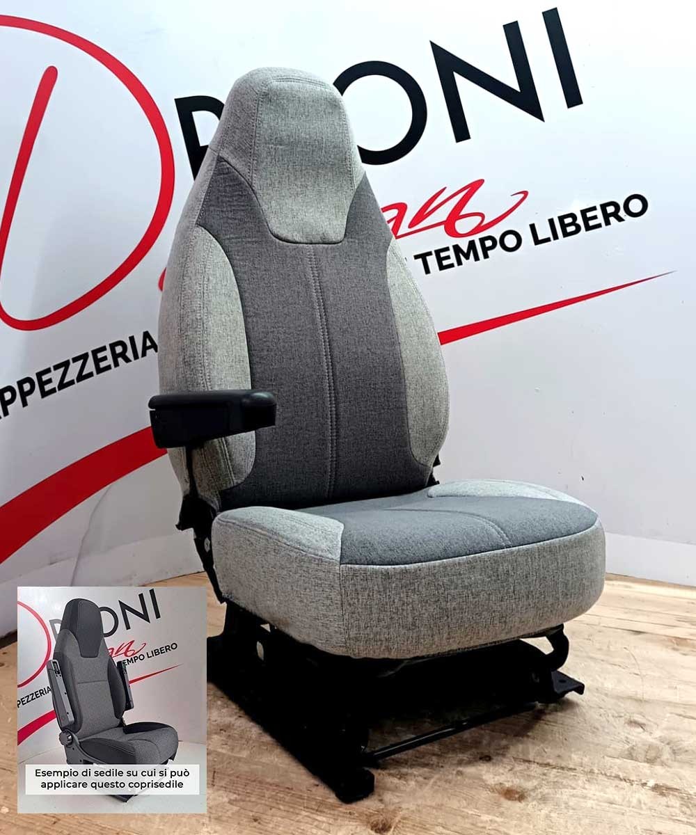 Coppia di Copri Sedili Fiat Ducato 2017-2025 Articolo Rubino