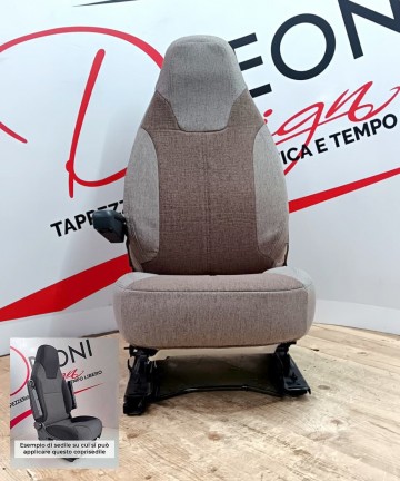 Coppia di Copri Sedili Fiat Ducato 2017-2025 Articolo Malaparte