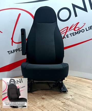 EASY PER FIAT DUCATO 2006/2017 IN TESSUTO # 5Nero