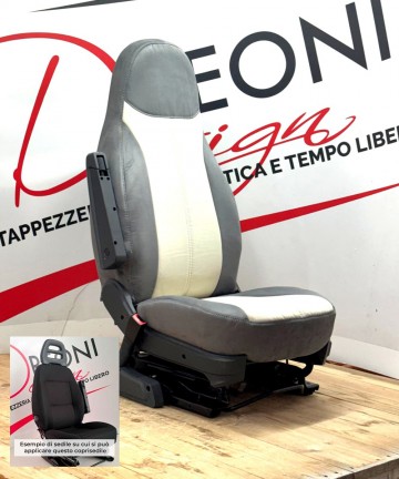 Coppia di Coprisedili per Fiat Ducato 2006/2017 - Mod La Briglia