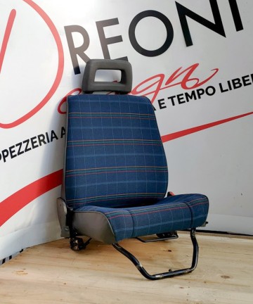 Kit Fodere di rivestimento sedili anteriori e posteriori per Fiat Panda 141 in tessuto con trama fedele all'originale