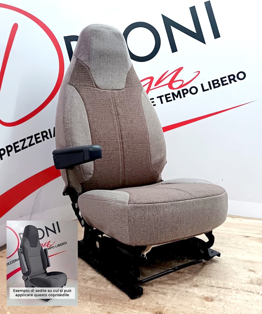 Coppia di Copri Sedili Fiat Ducato 2017-2025 Articolo Malaparte