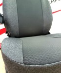 EASY PER FIAT DUCATO 2006/2017 IN TESSUTO #1 Antracite-Nero