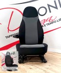 EASY PER FIAT DUCATO 2006/2017 IN TESSUTO #3 Nero-Grigio