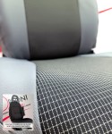 EASY PER FIAT DUCATO 2006/2017 IN TESSUTO #2 Grigio-Nero
