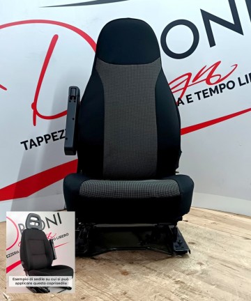 EASY PER FIAT DUCATO 2006/2017 IN TESSUTO # 6Nero