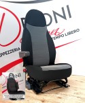 EASY PER FIAT DUCATO 2006/2017 IN TESSUTO #3 Nero-Grigio