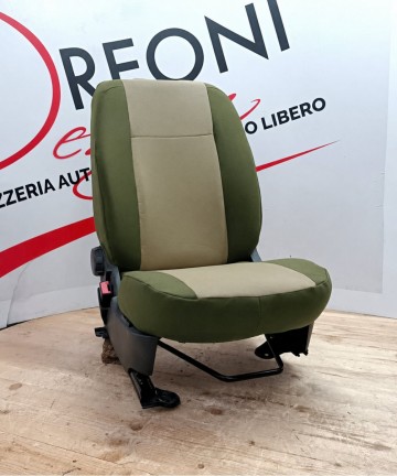 Fodera di rivestimento singola per Fiat Panda 169 - Tessuto Verde/Beige