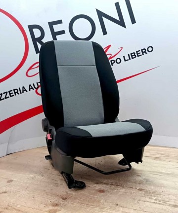 Fodera di rivestimento singola per Fiat Panda 169 - Tessuto nero/grigio