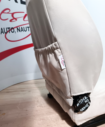 Coppia di coprisedili per Fiat Ducato 1995/2000 - articolo Panna