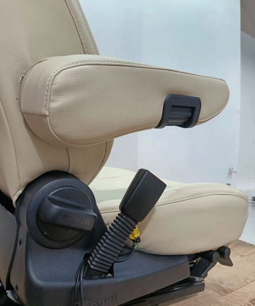 Coppia coprisedili per aguti ecopelle beige