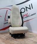 Coppia coprisedili per aguti ecopelle beige