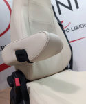Coppia coprisedili per aguti ecopelle beige