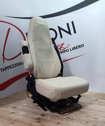 Coppia coprisedili per aguti ecopelle beige