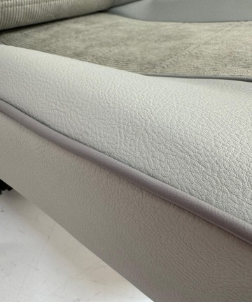 Fodera di rivestimento per panca posteriore Fiat Panda 141 Sisley - Senza Bordino Margherita - Col. Grigio