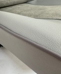 Fodera di rivestimento per panca posteriore Fiat Panda 141 Sisley - Senza Bordino Margherita - Col. Grigio