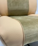 Fodera di rivestimento per panca posteriore Fiat Panda 141 Sisley - Senza Bordino Margherita - Col. Beige