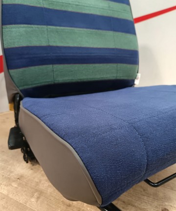 Fodera di rivestimento singola per Fiat Panda 141 - Tessuto dance verde e blu